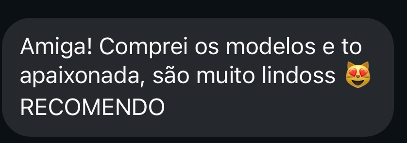 Feedback de cliente que comprou o catálogo
