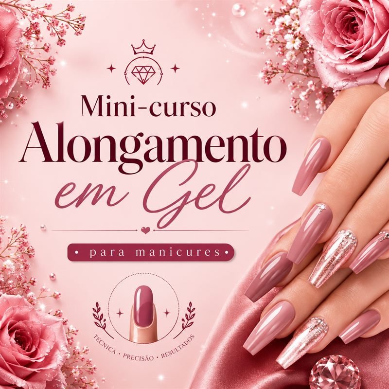 Mini-curso Alongamento em Gel